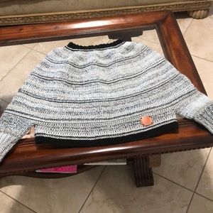 Crochet loose fitting crop top handmade